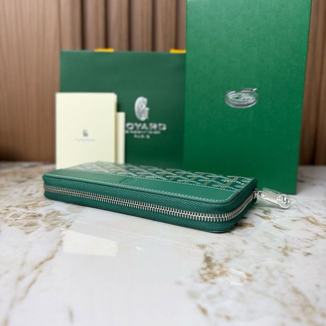 Goyard MATIGNON zip Wallet CL50P green Goyard MATIGNON zip Wallet CL50P green