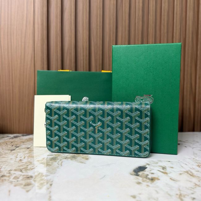 Goyard MATIGNON zip Wallet CL50P green Goyard MATIGNON zip Wallet CL50P green