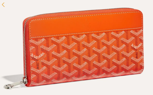 Goyard MATIGNON zip Wallet CL50P orange