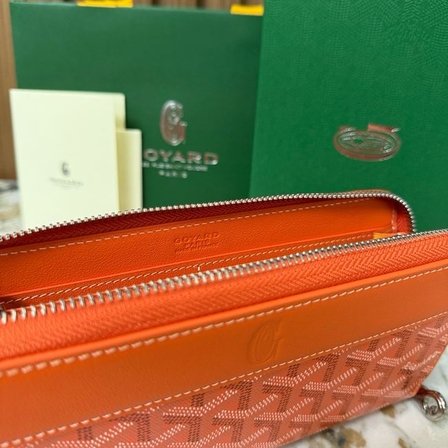 Goyard MATIGNON zip Wallet CL50P orange