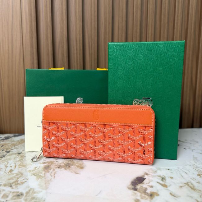 Goyard MATIGNON zip Wallet CL50P orange