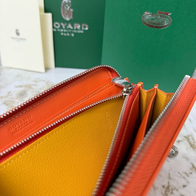 Goyard MATIGNON zip Wallet CL50P orange