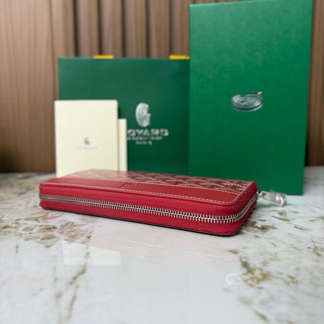 Goyard MATIGNON zip Wallet CL50P red Goyard MATIGNON zip Wallet CL50P red