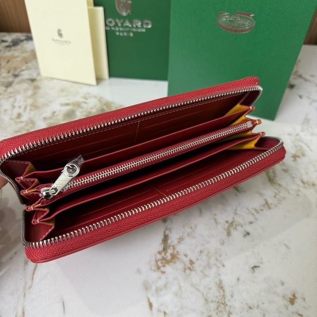 Goyard MATIGNON zip Wallet CL50P red Goyard MATIGNON zip Wallet CL50P red