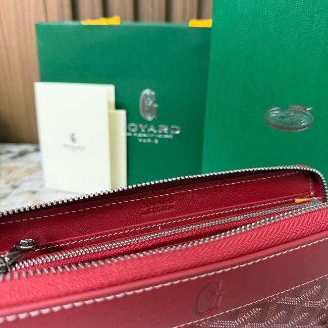 Goyard MATIGNON zip Wallet CL50P red Goyard MATIGNON zip Wallet CL50P red