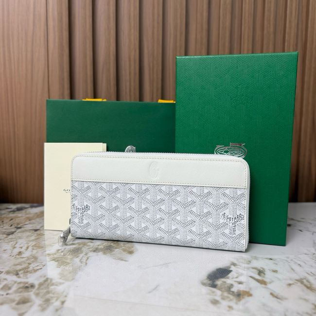 Goyard MATIGNON zip Wallet CL50P white