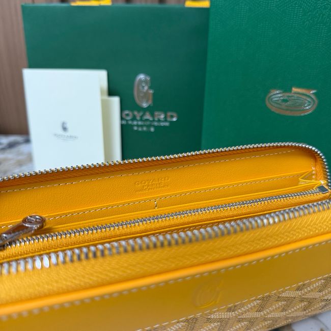 Goyard MATIGNON zip Wallet CL50P yellow