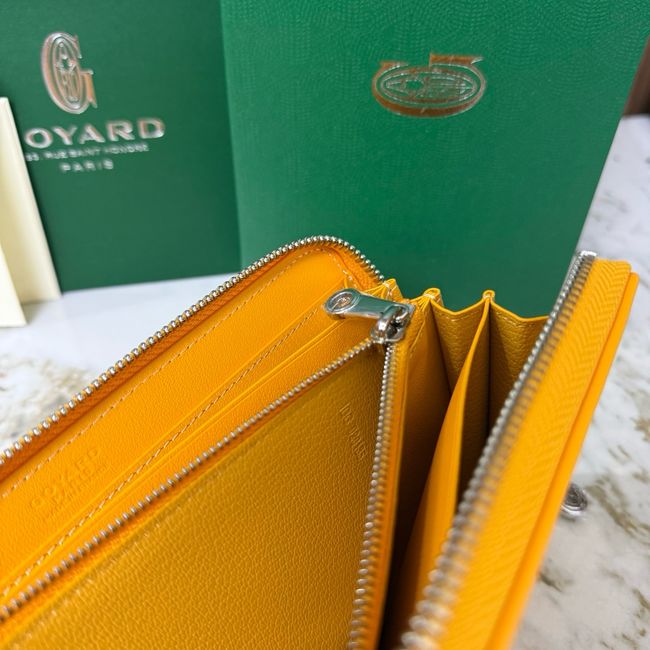 Goyard MATIGNON zip Wallet CL50P yellow