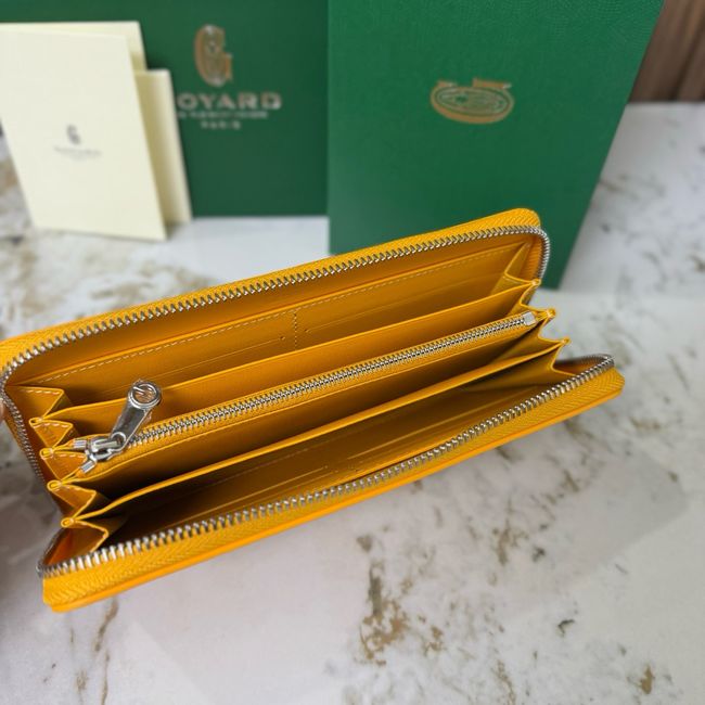Goyard MATIGNON zip Wallet CL50P yellow