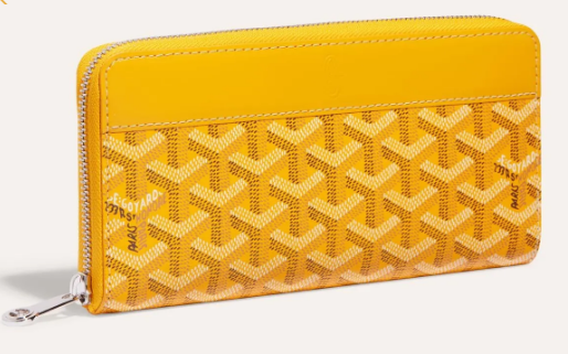 Goyard MATIGNON zip Wallet CL50P yellow