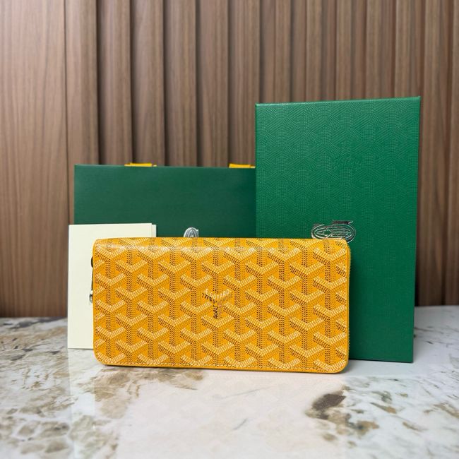 Goyard MATIGNON zip Wallet CL50P yellow