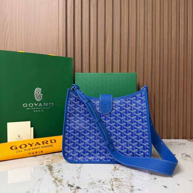 Goyard Musette crossbody bag CG08P blue Goyard Musette crossbody bag CG08P blue