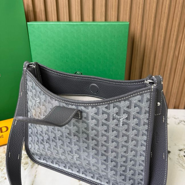 Goyard Musette crossbody bag CG08P dark gray Goyard Musette crossbody bag CG08P dark gray