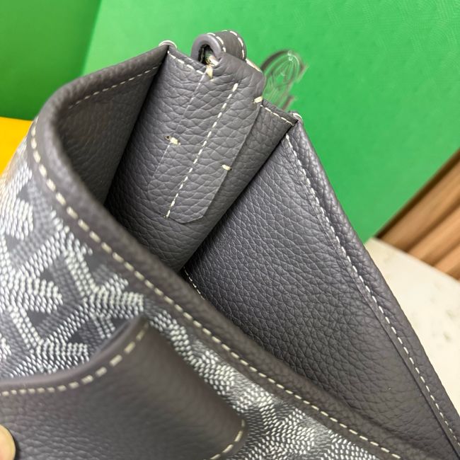 Goyard Musette crossbody bag CG08P dark gray Goyard Musette crossbody bag CG08P dark gray