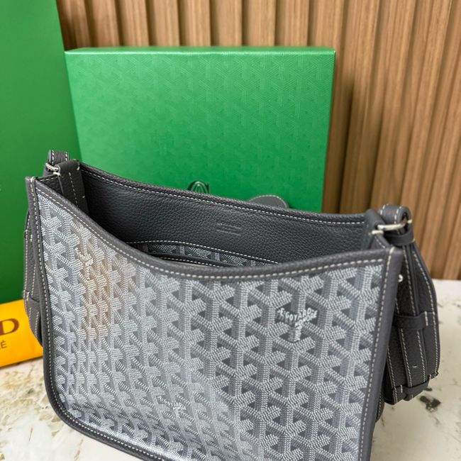 Goyard Musette crossbody bag CG08P dark gray Goyard Musette crossbody bag CG08P dark gray