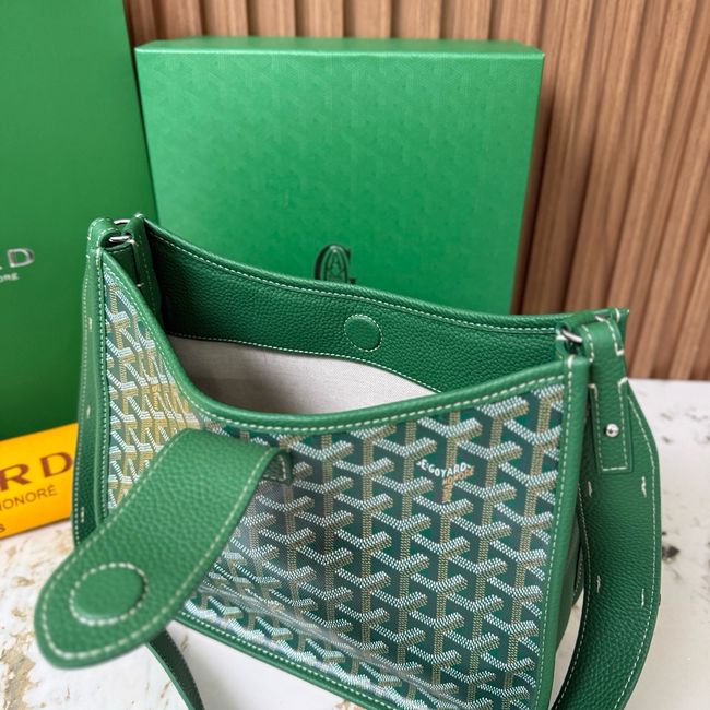 Goyard Musette crossbody bag CG08P green Goyard Musette crossbody bag CG08P green