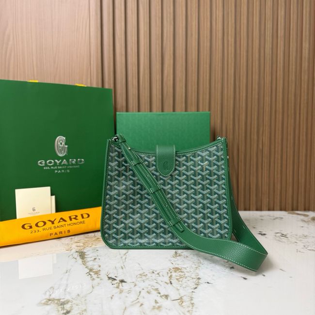 Goyard Musette crossbody bag CG08P green Goyard Musette crossbody bag CG08P green