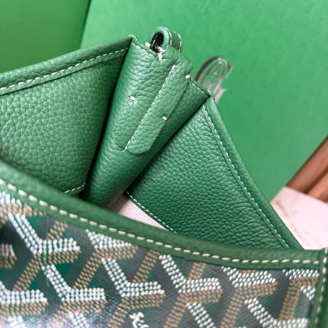 Goyard Musette crossbody bag CG08P green Goyard Musette crossbody bag CG08P green