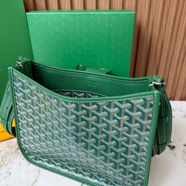 Goyard Musette crossbody bag CG08P green Goyard Musette crossbody bag CG08P green