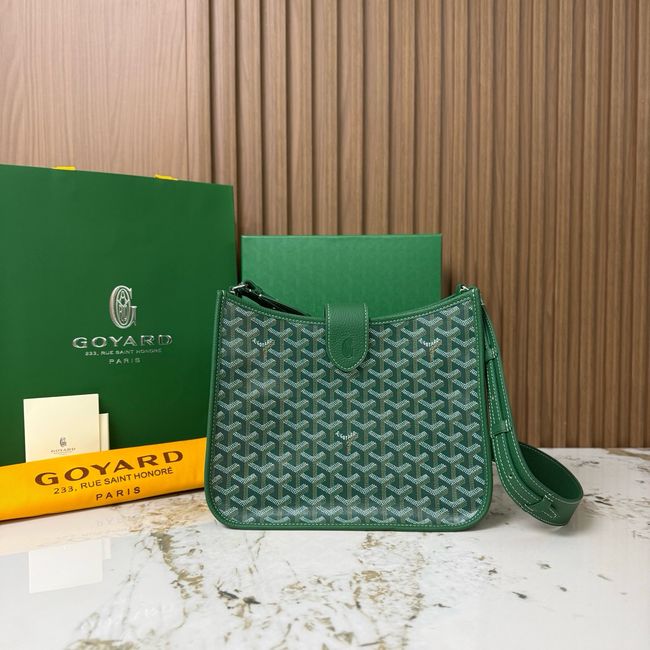 Goyard Musette crossbody bag CG08P green Goyard Musette crossbody bag CG08P green