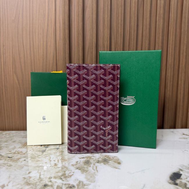 Goyard SAINT-ROCH wallet CL08X wine red