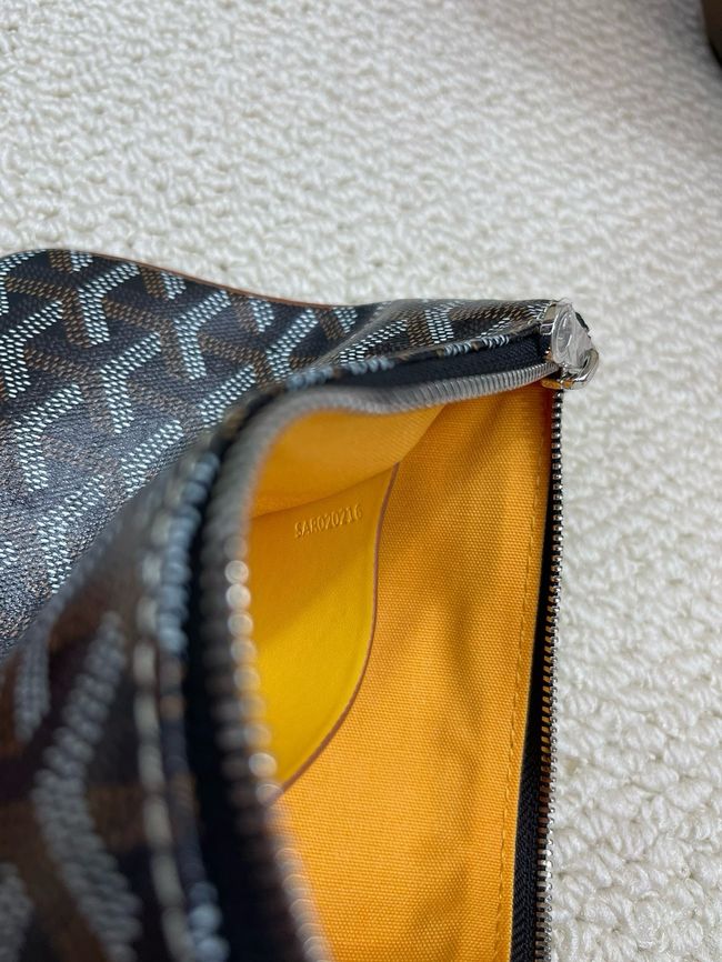 Goyard SENAT PM Clutch Bag CL07P black&brown Goyard SENAT PM Clutch Bag CL07P black&brown