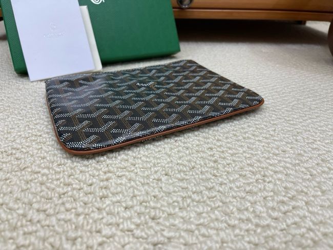 Goyard SENAT PM Clutch Bag CL07P black&brown Goyard SENAT PM Clutch Bag CL07P black&brown