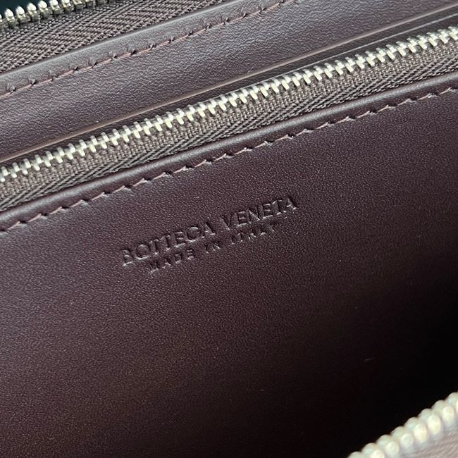 Bottega Veneta Woven Mycelium Zip-Around Wallet 02008 Fondant Bottega Veneta Woven Mycelium Zip-Around Wallet 02008 Fondant