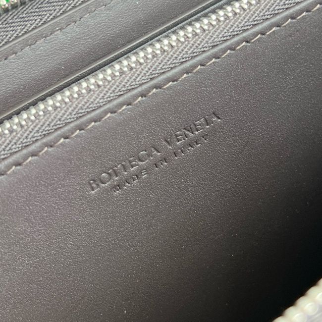 Bottega Veneta Woven Mycelium Zip-Around Wallet A003AD Espresso Bottega Veneta Woven Mycelium Zip-Around Wallet A003AD Espresso