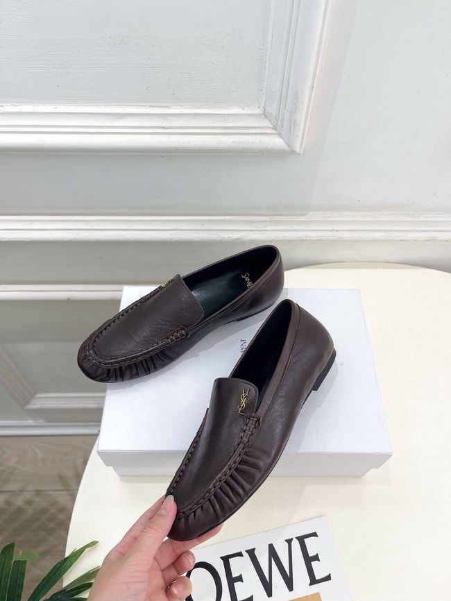 Yves saint Laurent LE LOAFER supple in shiny leather 818908-2