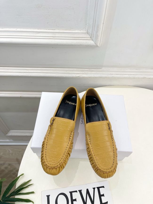 Yves saint Laurent LE LOAFER supple in shiny leather 818908-4
