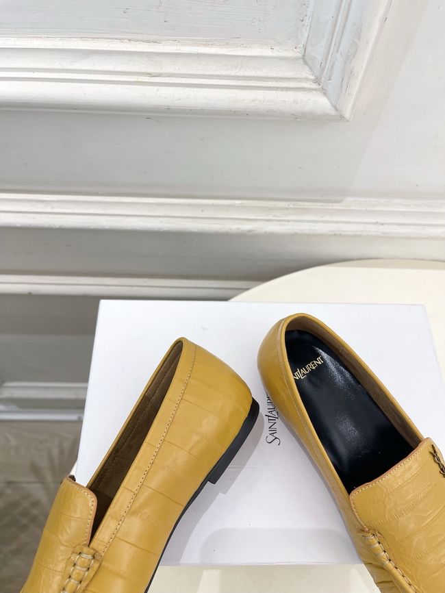 Yves saint Laurent LE LOAFER supple in shiny leather 818908-4