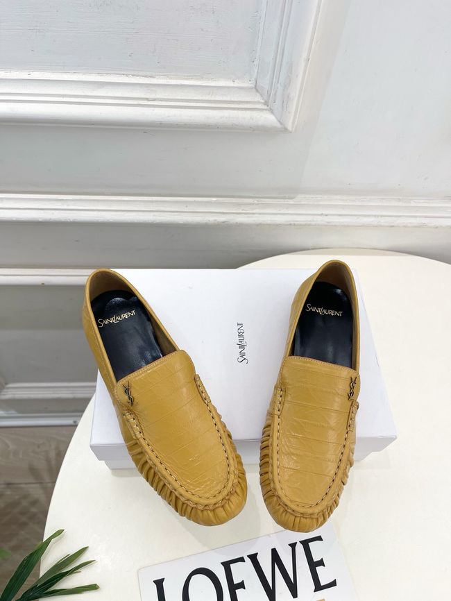 Yves saint Laurent LE LOAFER supple in shiny leather 818908-4