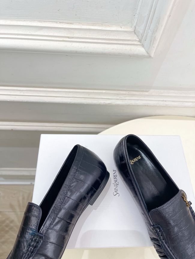 Yves saint Laurent LE LOAFER supple in shiny leather 818908-8