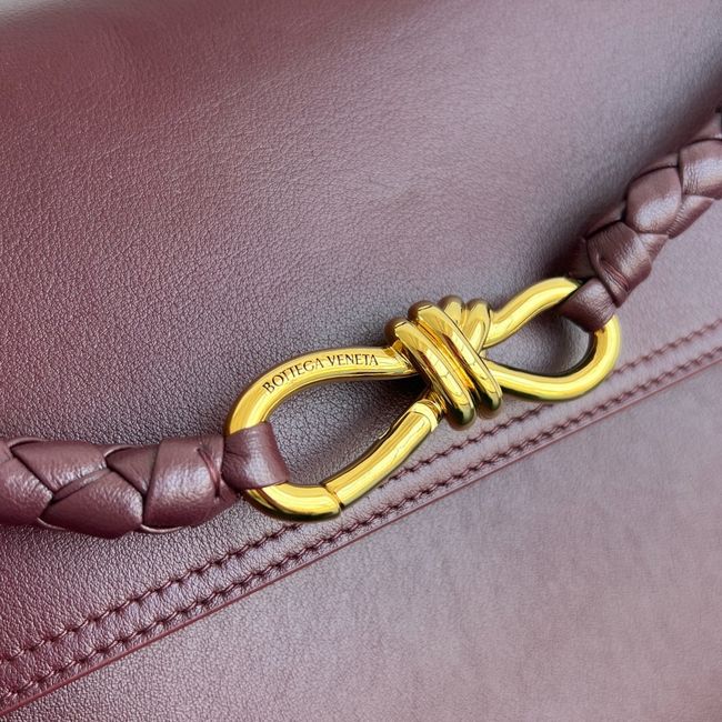 Bottega Veneta Andiamo Pepites Leather Large Bag 12272 Lava red Bottega Veneta Andiamo Pepites Leather Large Bag 12272 Lava red