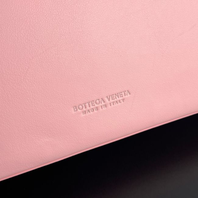 Bottega Veneta Andiamo Pepites Leather Large Bag 12272 pink