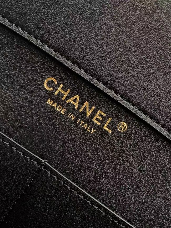 CHANEL Maxi Shopping Bag AS6148 brown& white & gray CHANEL Maxi Shopping Bag AS6148 brown& white & gray