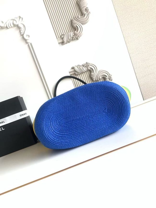 CHANEL Maxi Shopping Bag AS6148 green& yellow & Blue CHANEL Maxi Shopping Bag AS6148 green& yellow & Blue