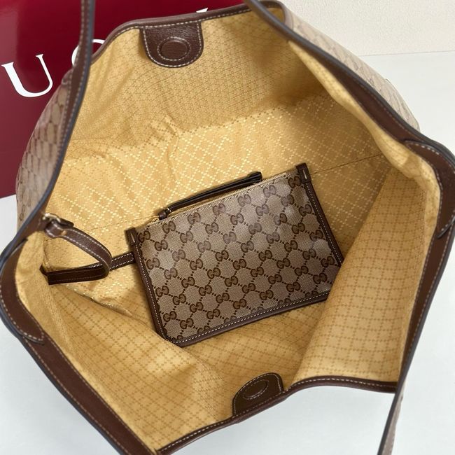 Gucci Giglio large tote bag 853971 brown GG canvas Gucci Giglio large tote bag 853971 brown GG canvas