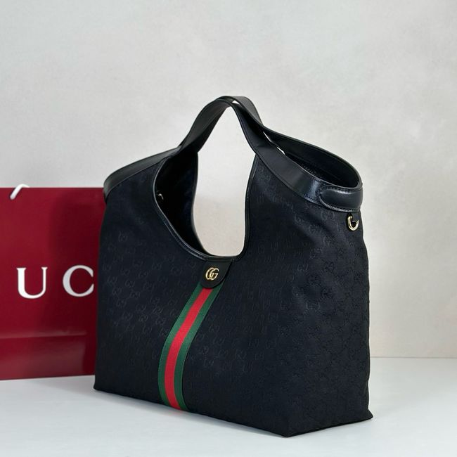 Gucci Giglio large tote bag GG canvas 853971 black Gucci Giglio large tote bag GG canvas 853971 black