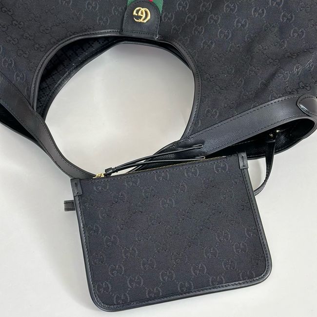Gucci Giglio large tote bag GG canvas 853971 black Gucci Giglio large tote bag GG canvas 853971 black