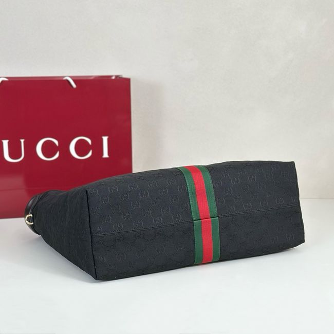 Gucci Giglio large tote bag GG canvas 853971 black Gucci Giglio large tote bag GG canvas 853971 black