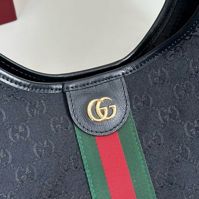 Gucci Giglio large tote bag GG canvas 853971 black Gucci Giglio large tote bag GG canvas 853971 black