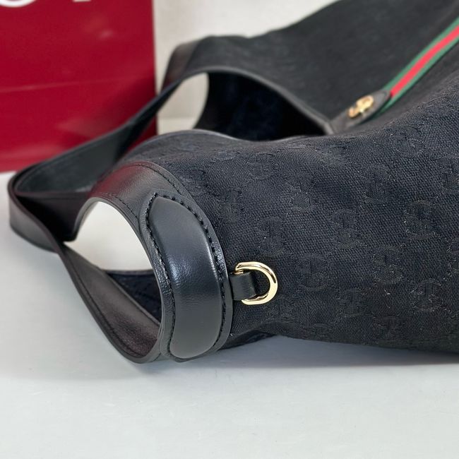Gucci Giglio large tote bag GG canvas 853971 black Gucci Giglio large tote bag GG canvas 853971 black