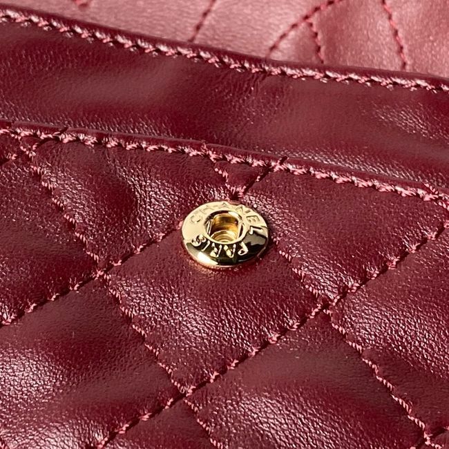 Chanel 2.55 Handbag A37586 Dark Burgundy Chanel 2.55 Handbag A37586 Dark Burgundy