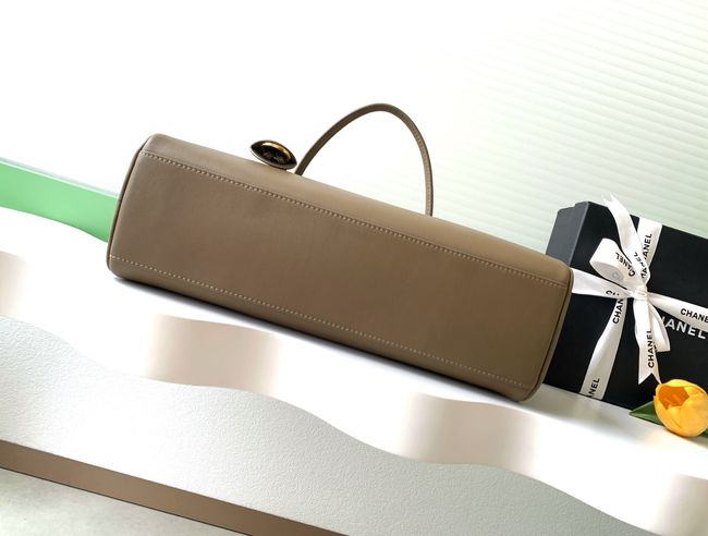 Chanel Large Bowling Bag AS6211 khaki