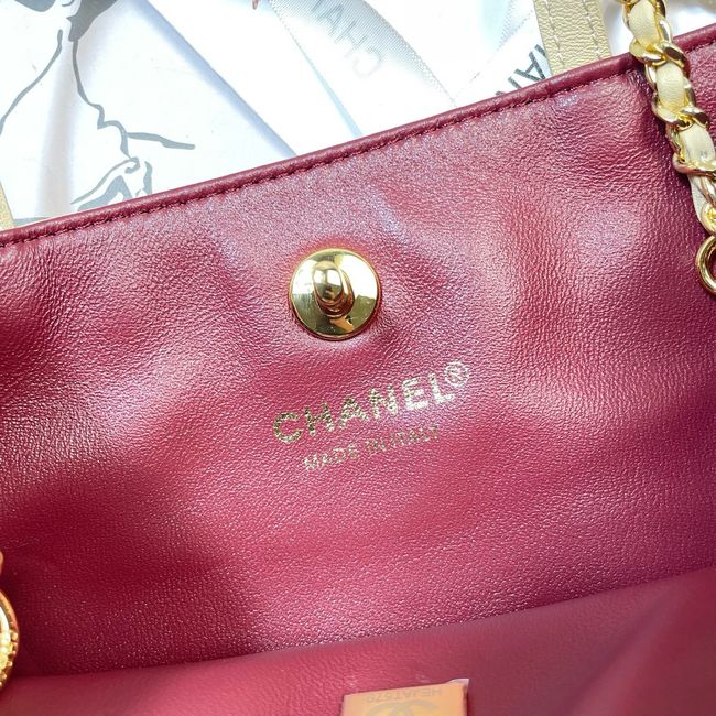 Chanel Small Shopping Bag AS6452 Dark Beige