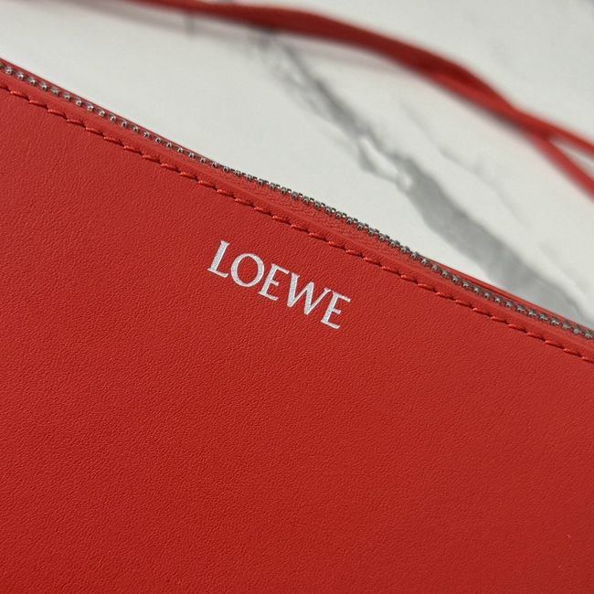 Loewe Leather Shoulder Bag 262544 red