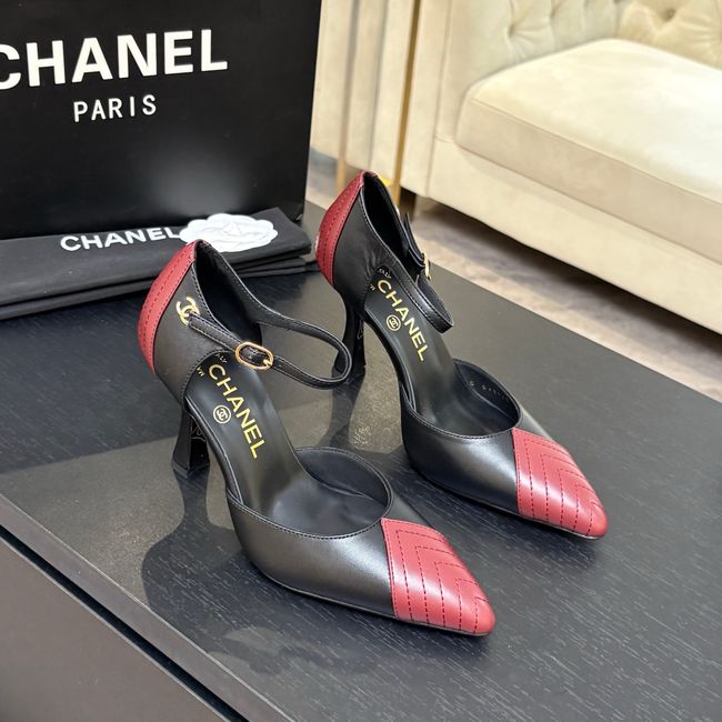 Chanel Lambskin Mary Janes high heels 8.5CM G47287-1