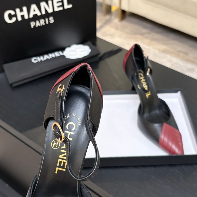 Chanel Lambskin Mary Janes high heels 8.5CM G47287-1
